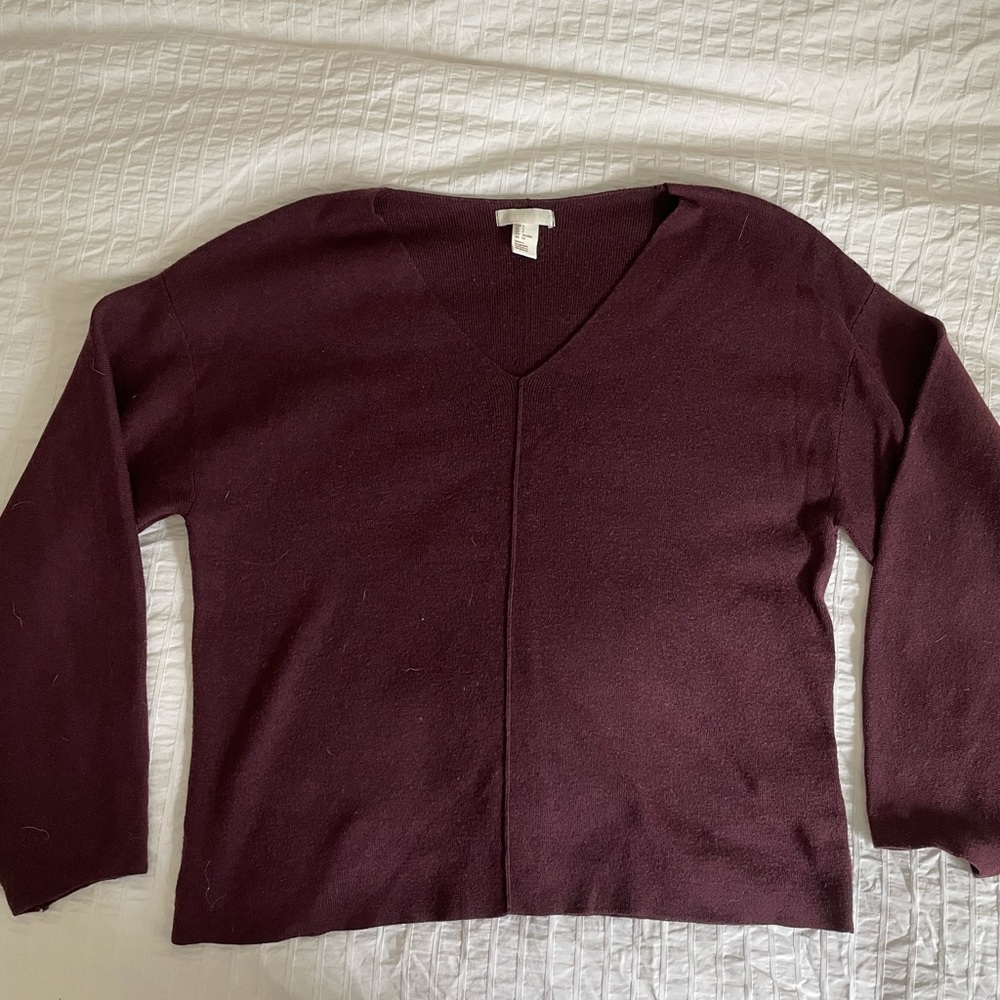 H&M Conscious Maroon sweater